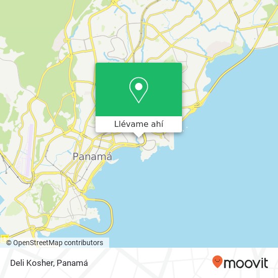 Mapa de Deli Kosher, San Francisco, Ciudad de Panamá