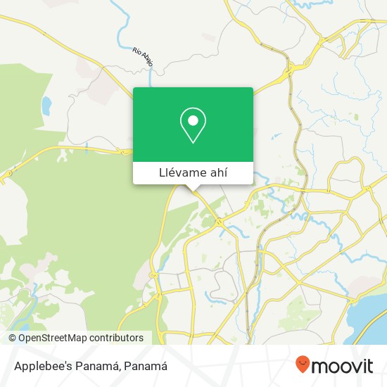 Mapa de Applebee's Panamá, Vía Cerro Patacón Ancón