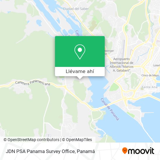 Mapa de JDN PSA Panama Survey Office