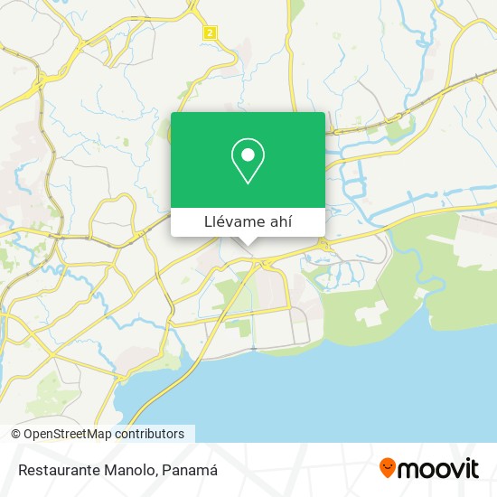 Mapa de Restaurante Manolo