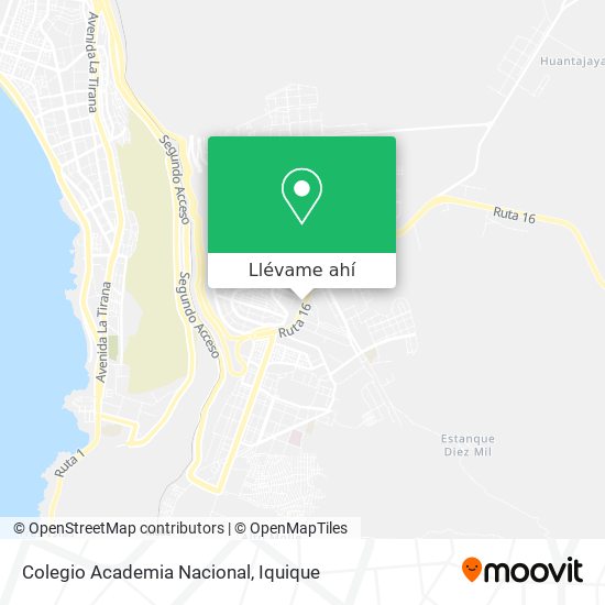 Mapa de Colegio Academia Nacional