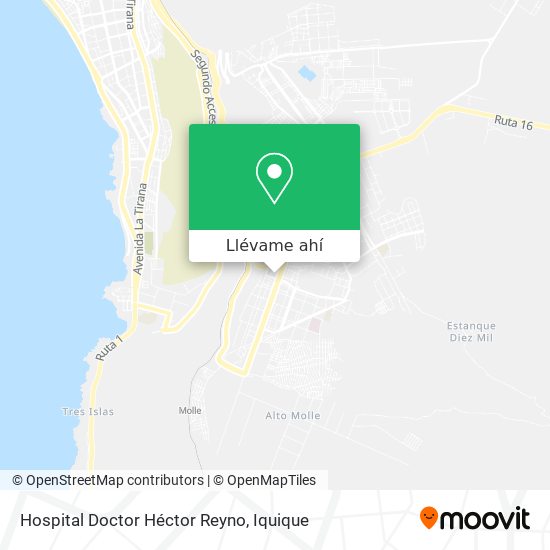 Mapa de Hospital Doctor Héctor Reyno