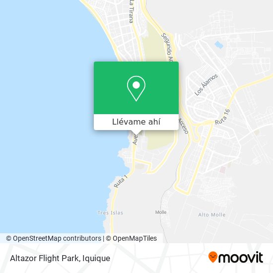 Mapa de Altazor Flight Park