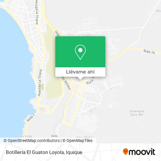 Mapa de Botillería El Guaton Loyola