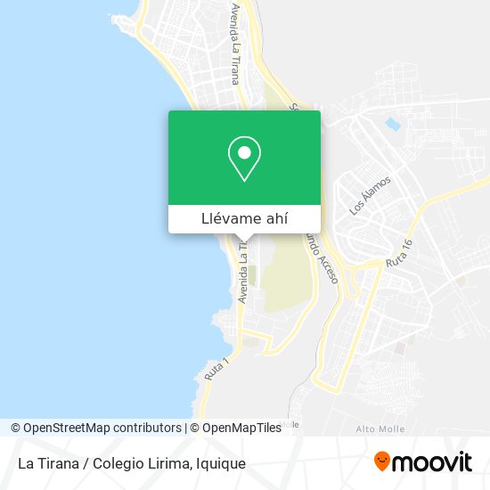 Mapa de La Tirana / Colegio Lirima