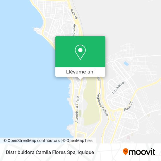 Mapa de Distribuidora Camila Flores Spa
