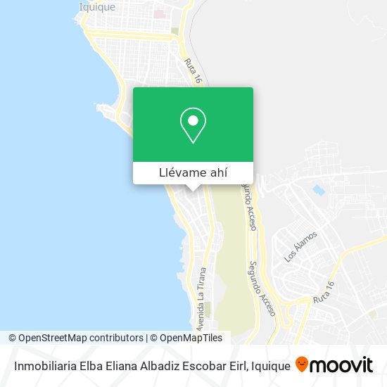 Mapa de Inmobiliaria Elba Eliana Albadiz Escobar Eirl