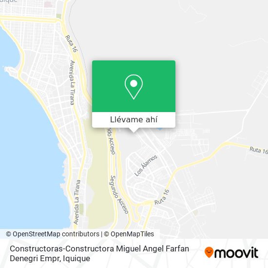 Mapa de Constructoras-Constructora Miguel Angel Farfan Denegri Empr