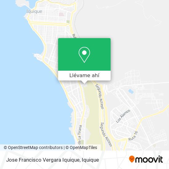 Mapa de Jose Francisco Vergara Iquique