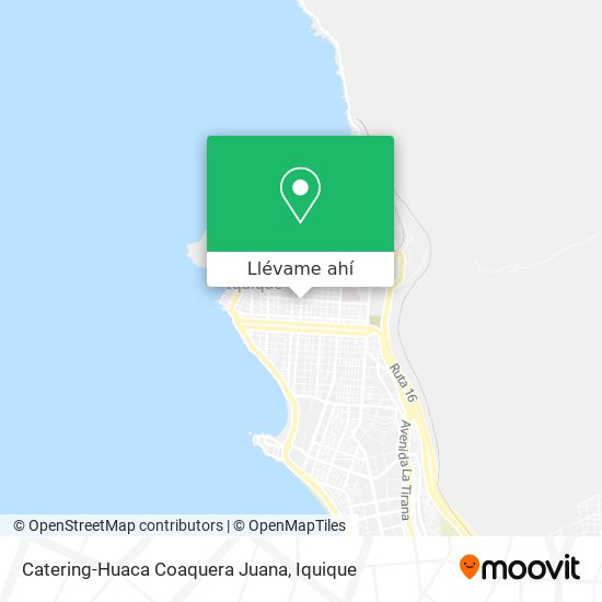 Mapa de Catering-Huaca Coaquera Juana