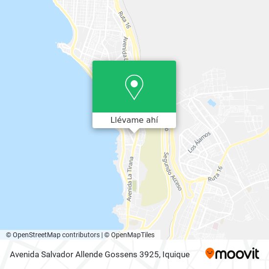 Mapa de Avenida Salvador Allende Gossens 3925