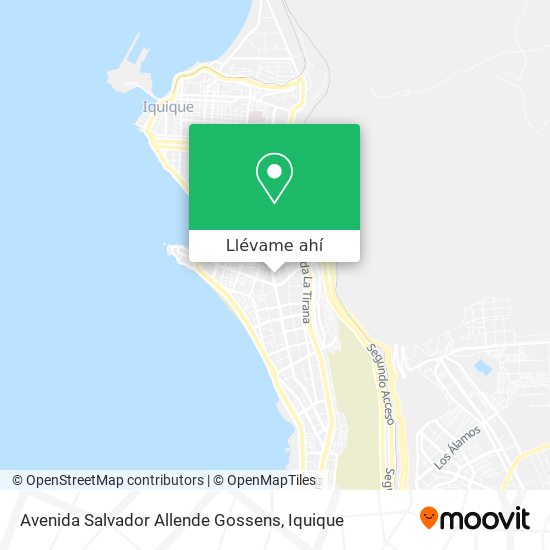 Mapa de Avenida Salvador Allende Gossens