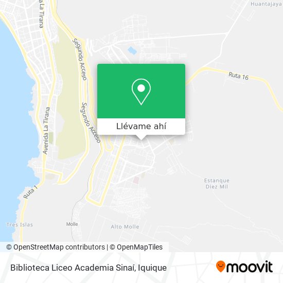 Mapa de Biblioteca Liceo Academia Sinaí