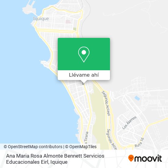 Mapa de Ana Maria Rosa Almonte Bennett Servicios Educacionales Eirl