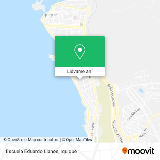 Mapa de Escuela Eduardo Llanos