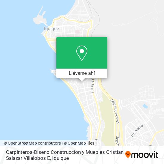 Mapa de Carpinteros-Diseno Construccion y Muebles Cristian Salazar Villalobos E
