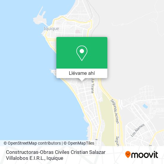 Mapa de Constructoras-Obras Civiles Cristian Salazar Villalobos E.I.R.L.