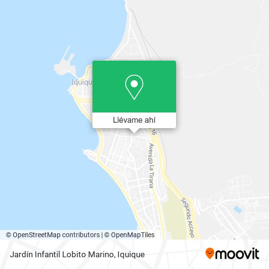 Mapa de Jardín Infantil Lobito Marino