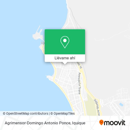 Mapa de Agrimensor-Domingo Antonio Ponce