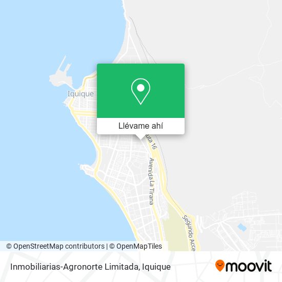 Mapa de Inmobiliarias-Agronorte Limitada