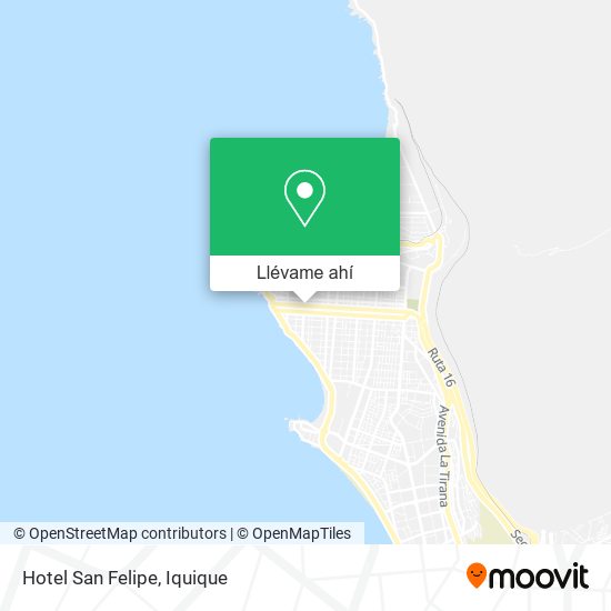 Mapa de Hotel San Felipe