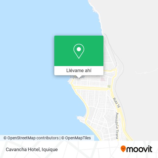 Mapa de Cavancha Hotel
