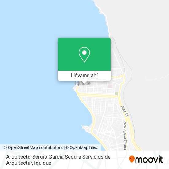 Mapa de Arquitecto-Sergio Garcia Segura Servicios de Arquitectur