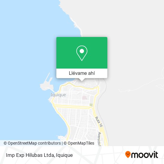 Mapa de Imp Exp Hilubas Ltda