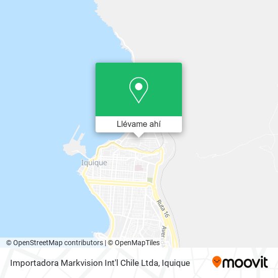 Mapa de Importadora Markvision Int'l Chile Ltda