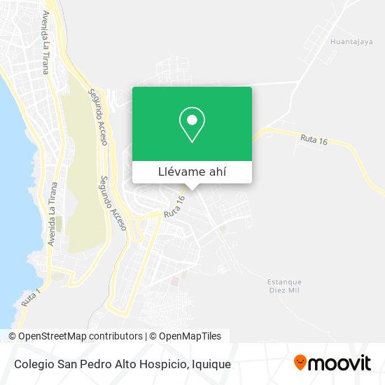 Mapa de Colegio San Pedro Alto Hospicio