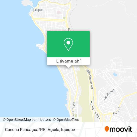 Mapa de Cancha Rancagua/P.El Aguila