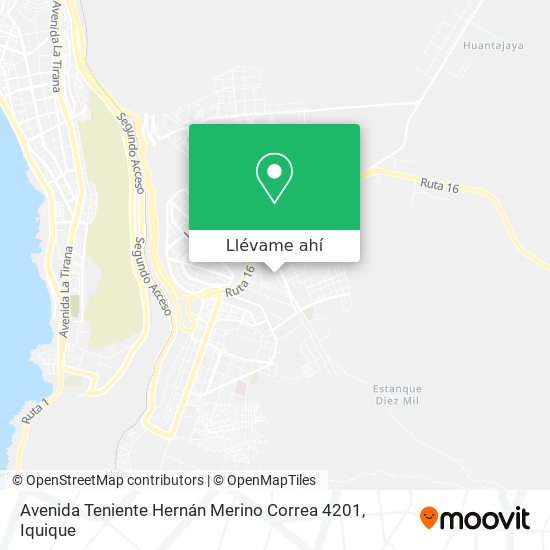 Mapa de Avenida Teniente Hernán Merino Correa 4201
