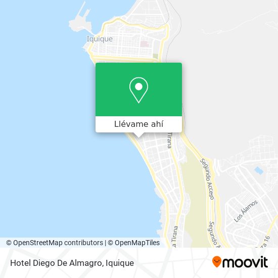 Mapa de Hotel Diego De Almagro