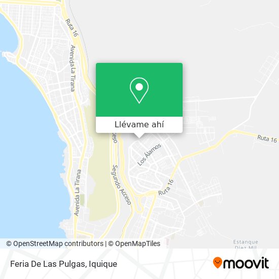 Mapa de Feria De Las Pulgas