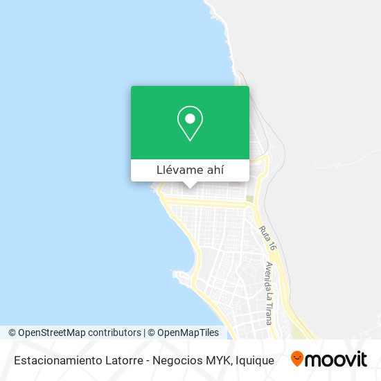 Mapa de Estacionamiento Latorre - Negocios MYK
