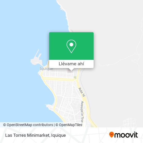 Mapa de Las Torres Minimarket