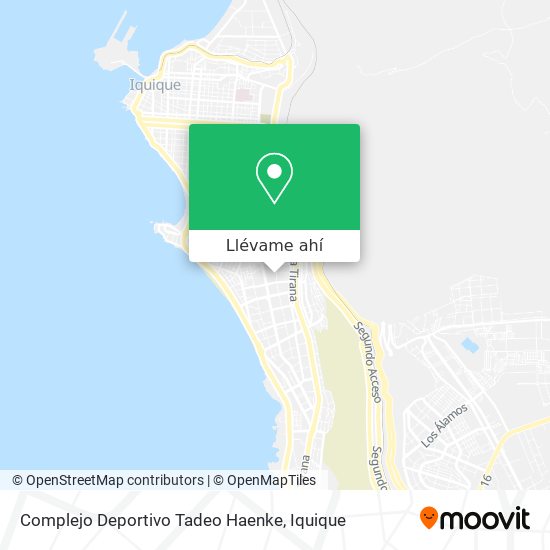 Mapa de Complejo Deportivo Tadeo Haenke