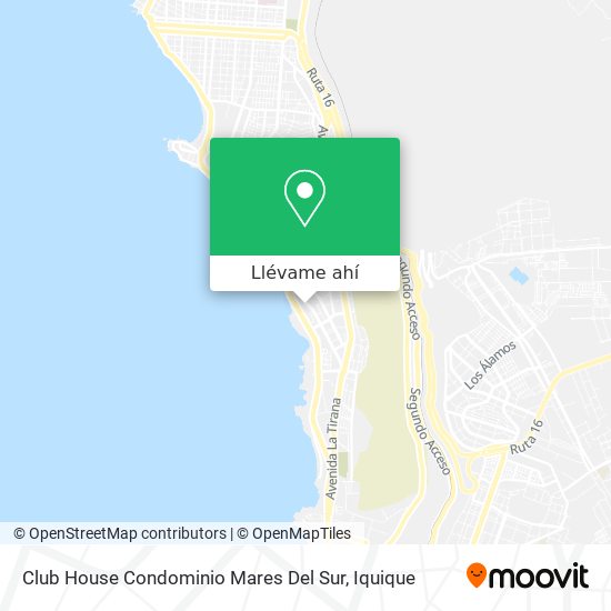 Mapa de Club House Condominio Mares Del Sur