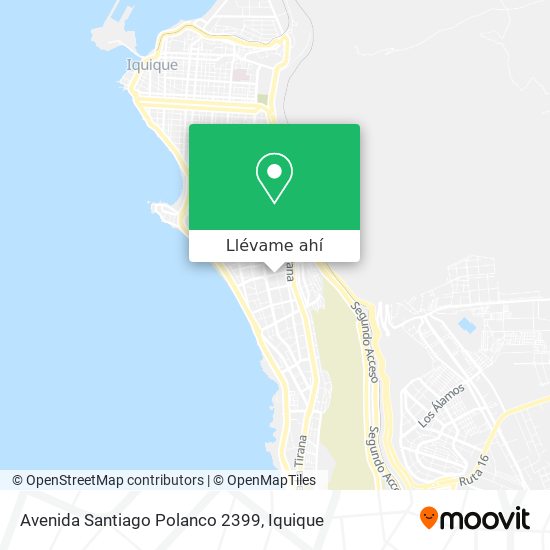 Mapa de Avenida Santiago Polanco 2399