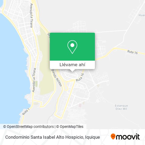 Mapa de Condominio Santa Isabel Alto Hospicio