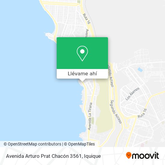 Mapa de Avenida Arturo Prat Chacón 3561