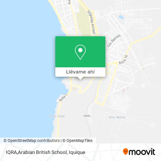Mapa de IQRA,Arabian British School