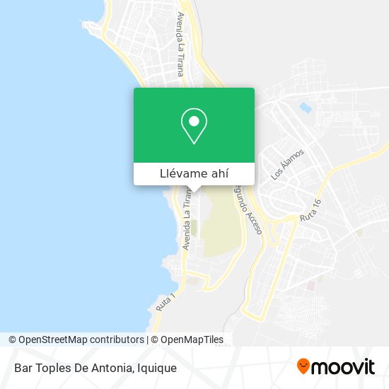 Mapa de Bar Toples De Antonia
