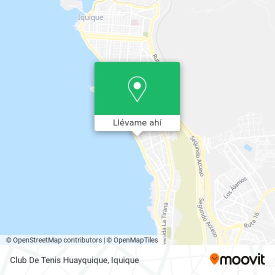 Mapa de Club De Tenis Huayquique