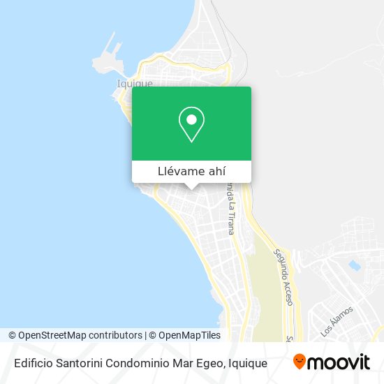 Mapa de Edificio Santorini Condominio Mar Egeo