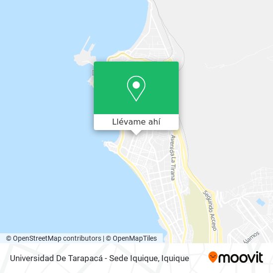 Mapa de Universidad De Tarapacá - Sede Iquique