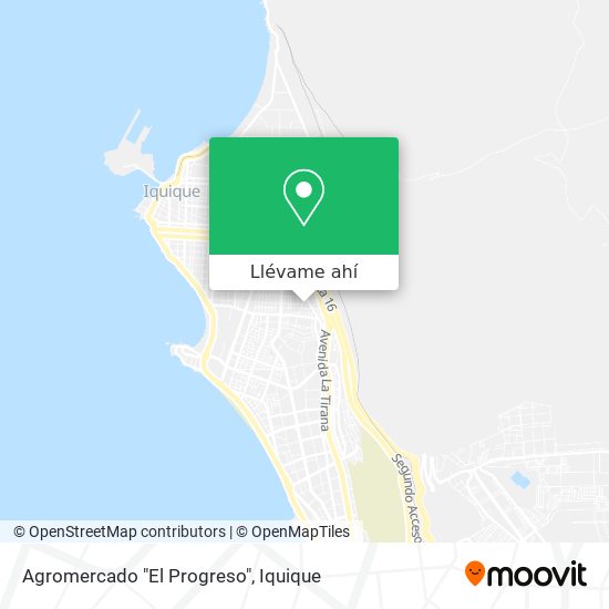 Mapa de Agromercado "El Progreso"