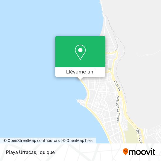 Mapa de Playa Urracas