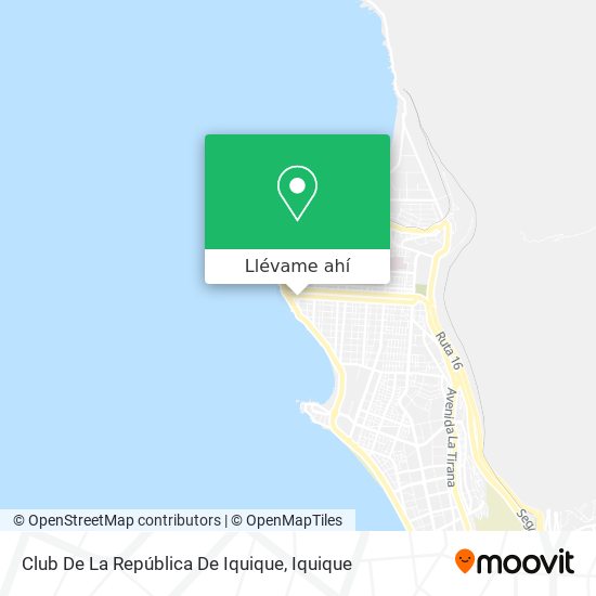 Mapa de Club De La República De Iquique
