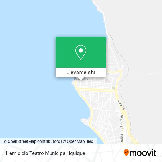 Mapa de Hemiciclo Teatro Municipal